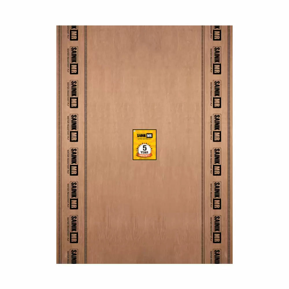 CenturyPly Sainik MR Water Resistant Plain BWR Plywood (8 L x 4 W) Feet - (Gurjan